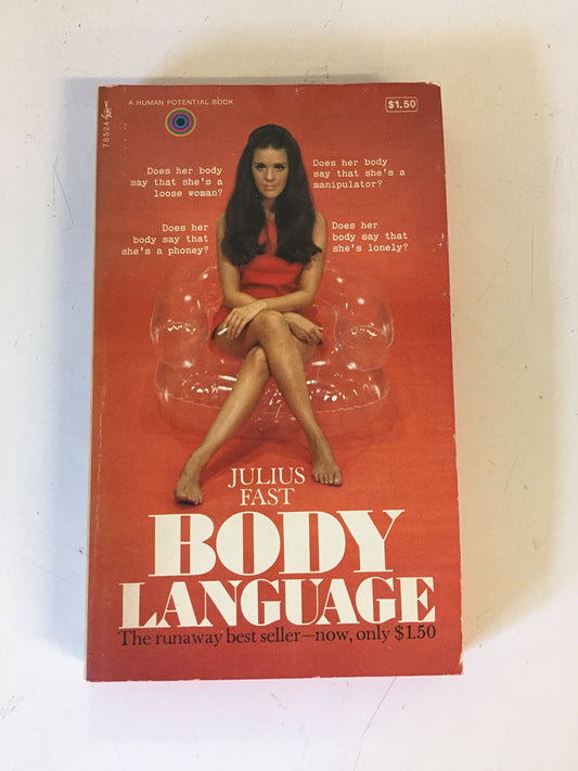 Vintage 1973 Mass Market Paperback Body Language Julius Fast