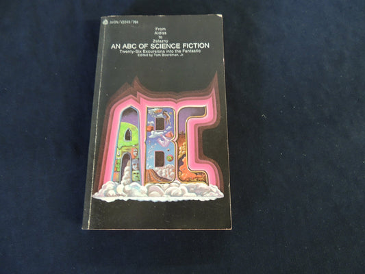 Vintage 1968 Mass Market Paperback An ABC of Science Fiction: From Aldiss to Zelazny Tom Boardman, Jr Avon Books First Printing