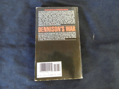 Vintage 1985 Mass Market Paperback Dennison's War No. 5: Triangle Adam Lassiter Bantam Books First Printing