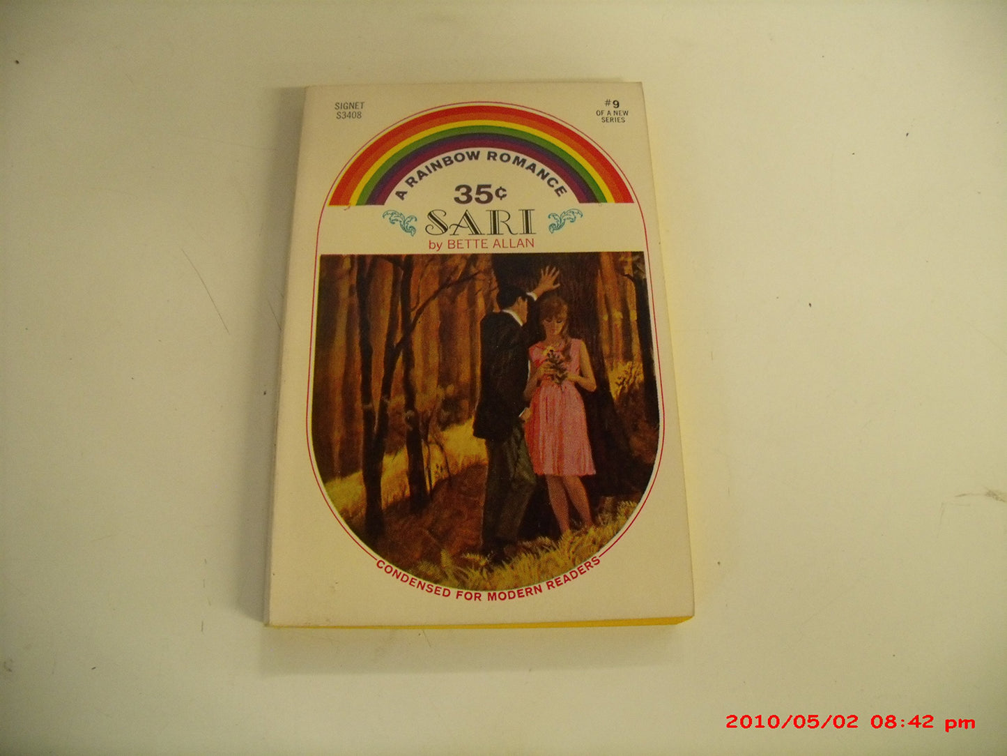 Vintage 1968 Mass Market Paperback Sari: A Rainbow Romance Bette Allan Signet Books First Printing