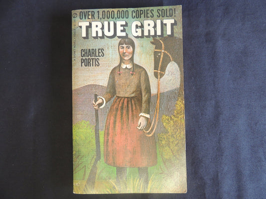 Vintage 1969 Mass Market Paperback True Grit Charles Portis Signet Books