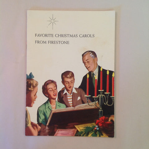 Vintage 1959 Favorite Christmas Carols From Firestone Songbook