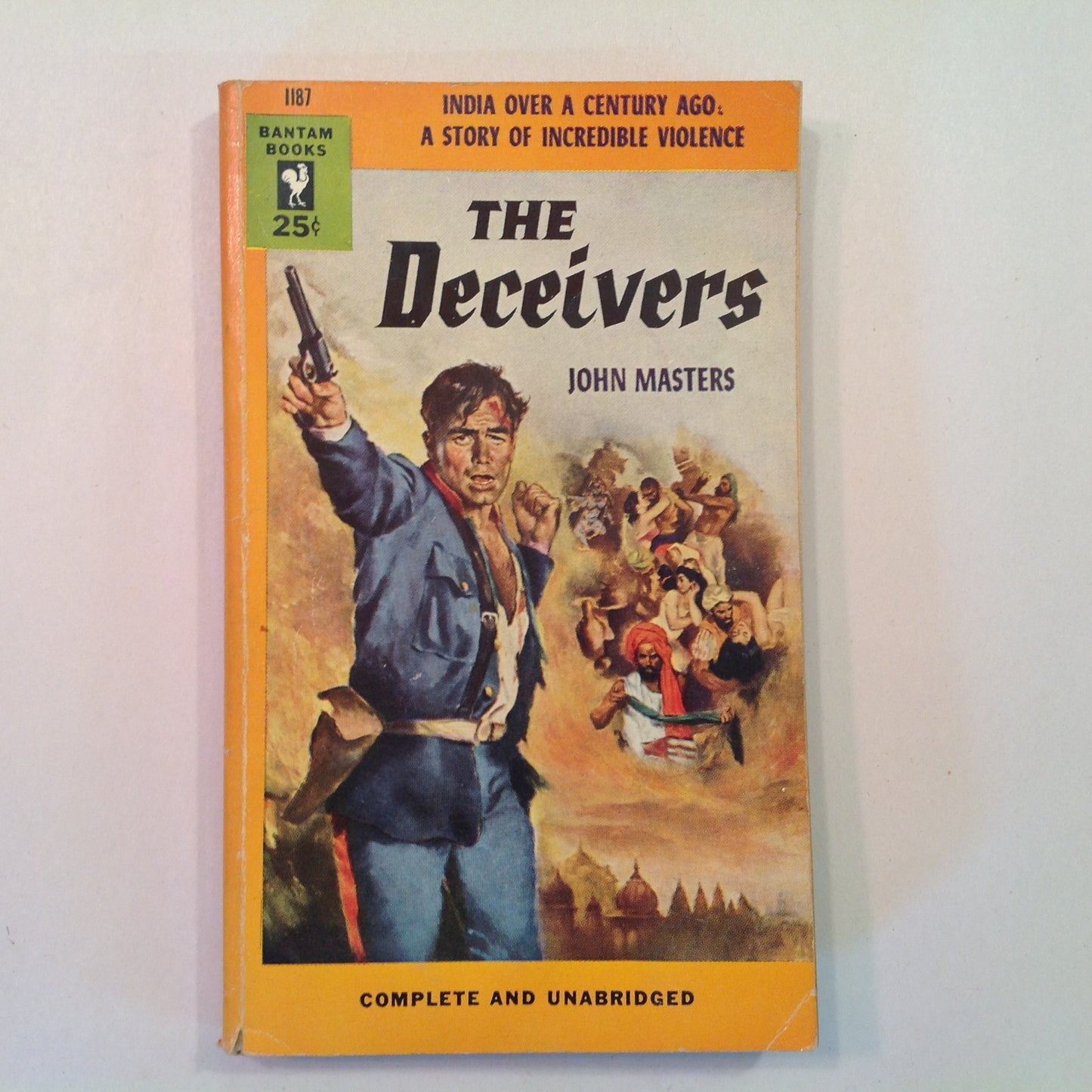 Vintage 1953 Mass Market Paperback The Deceivers John Masters Bantam First Edition