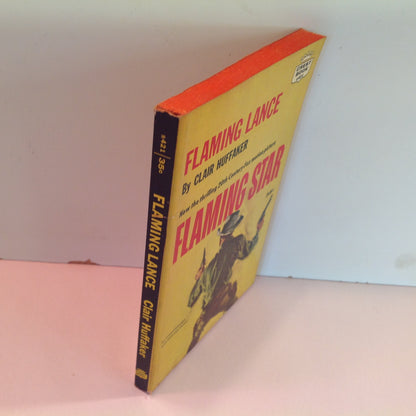 Vintage 1960 Mass Market Paperback Flaming Lance Clair Huffaker Fawcett Crest Flaming Star Movie Tie-In First Edition