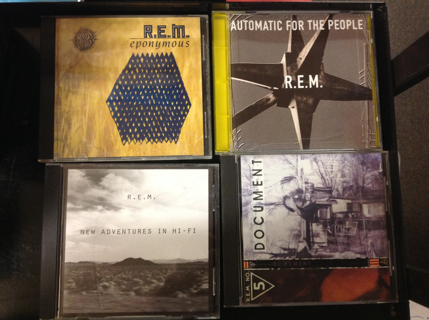 BARGAIN SET of 4 CD's REM R.E.M. Automatic For The People Eponymous New Adventures in Hi-Fi  Document