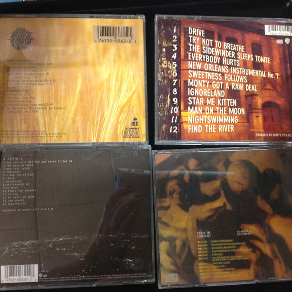 BARGAIN SET of 4 CD's REM R.E.M. Automatic For The People Eponymous New Adventures in Hi-Fi  Document