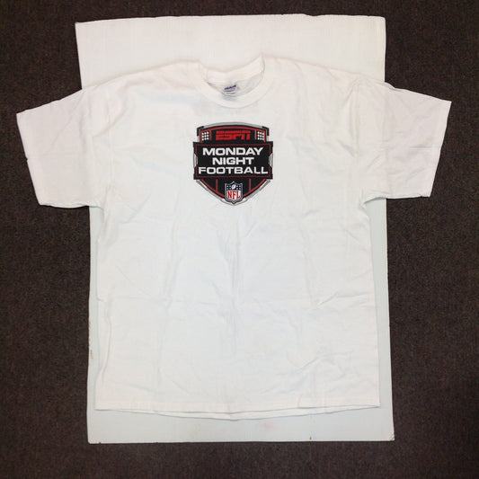 Vintage 1990's ESPN GMC NFL Monday Night Football White Gildan XL T-Shirt