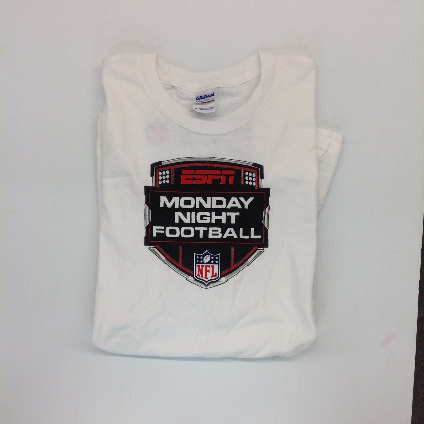 Vintage 1990's ESPN GMC NFL Monday Night Football White Gildan XL T-Shirt