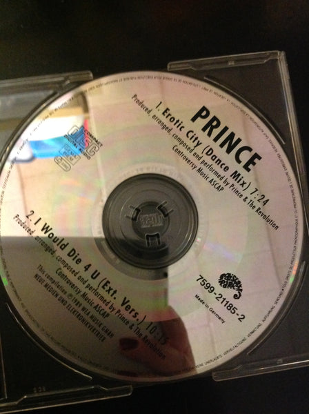 CD Single Prince Erotic City 1998 Europe 7599-21185-2 VG