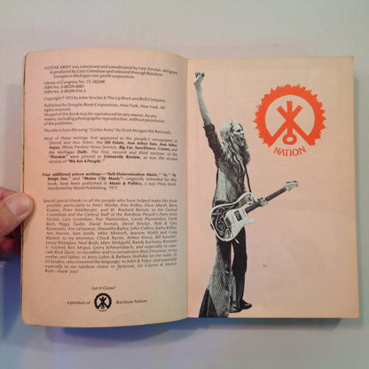 Vintage 1972 Trade Paperback Guitar Army: Street Writings/Prison Writings John Sinclair First Edition
