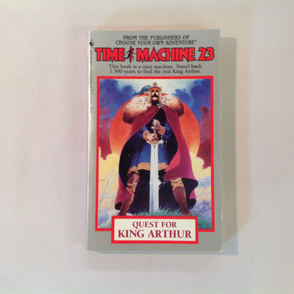 Vintage 1988 Mass Market Paperback TIME MACHINE #23 Quest For King Arthur
