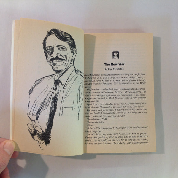 Vintage 1984 Mass Market Paperback Don Pendleton's Executioner MACK BOLAN: THE NEW WAR BOOK