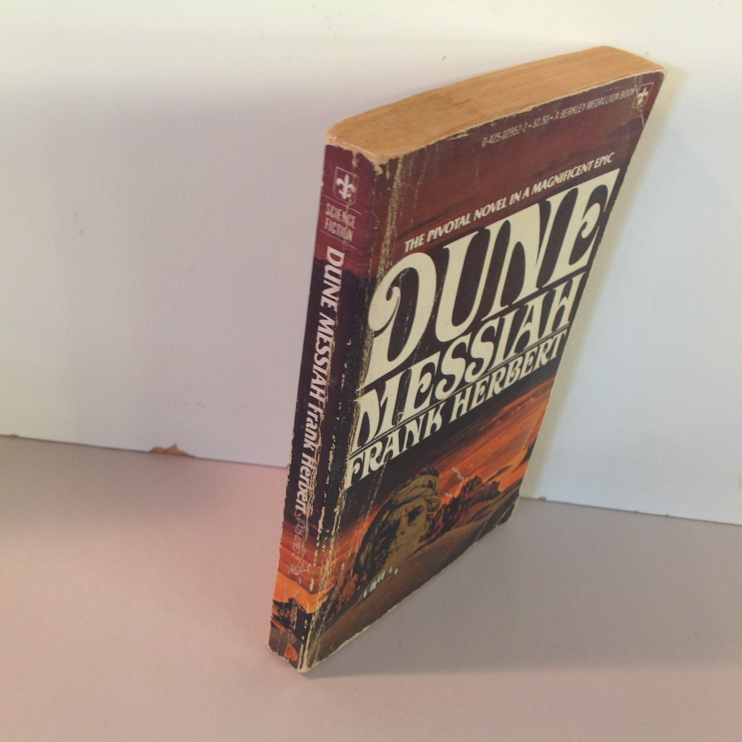 Vintage 1975 Mass Market Paperback DUNE MESSIAH Frank Herbert