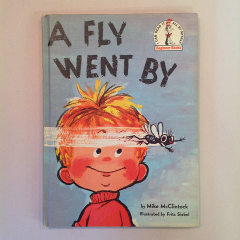 Vintage 1958 Children's Hardcover A FLY WENT BY Mike McClintock Fritz Siebel Dr. Seuss Book Club Ed