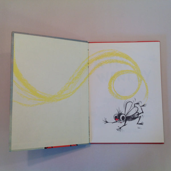 Vintage 1958 Children's Hardcover A FLY WENT BY Mike McClintock Fritz Siebel Dr. Seuss Book Club Ed