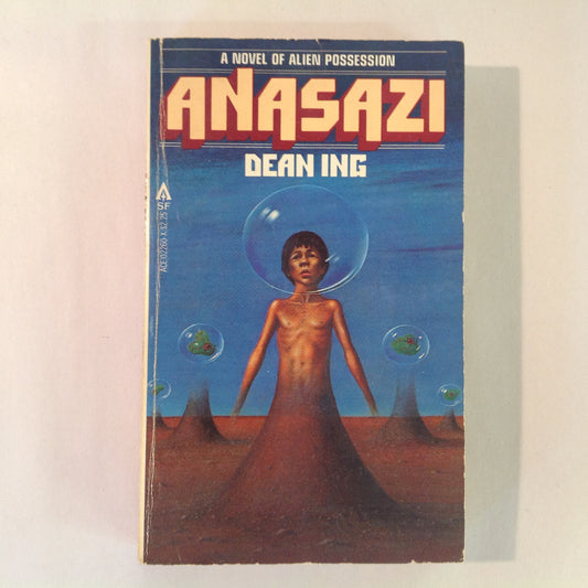 Vintage 1980 Mass Market Paperback ANASAZI: A Novel of Alien Possession Dean Ing