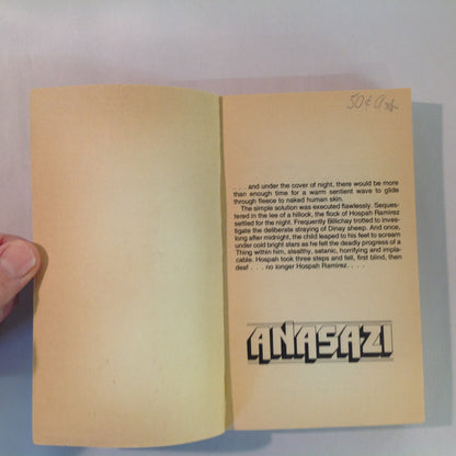 Vintage 1980 Mass Market Paperback ANASAZI: A Novel of Alien Possession Dean Ing