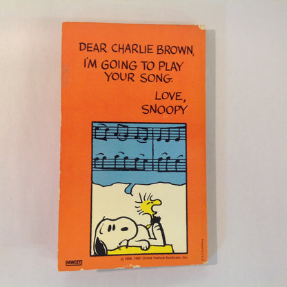 Vintage 1974 Mass Market Paperback THEY'RE PLAYING YOUR SONG, CHARLIE BROWN: Selected Cartoons