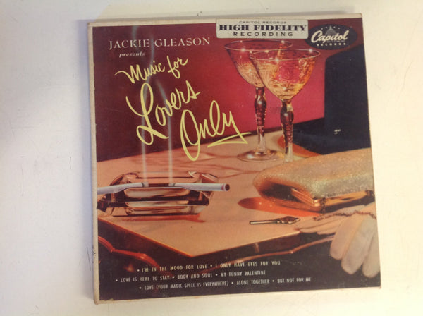Vintage Jackie Gleason Presents Music for Lovers Only 2-Piece 45 Record Set