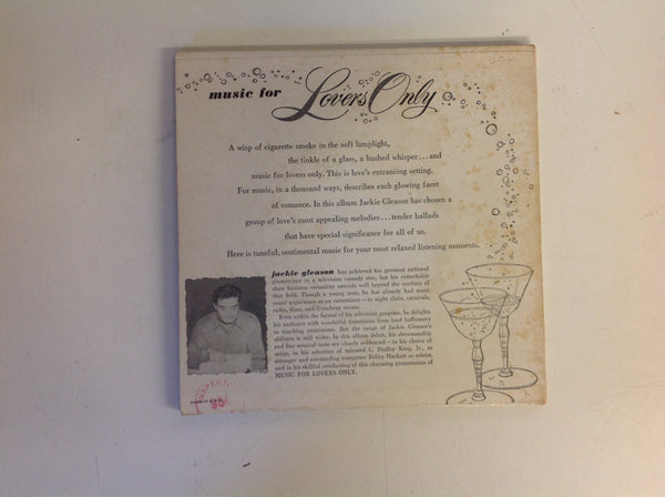 Vintage Jackie Gleason Presents Music for Lovers Only 2-Piece 45 Record Set