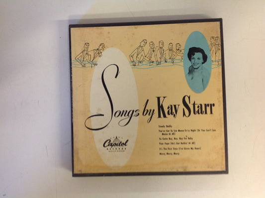 Vintage Capitol Records 5-Piece 45 RPM Box Set "Songs By Kay Starr"