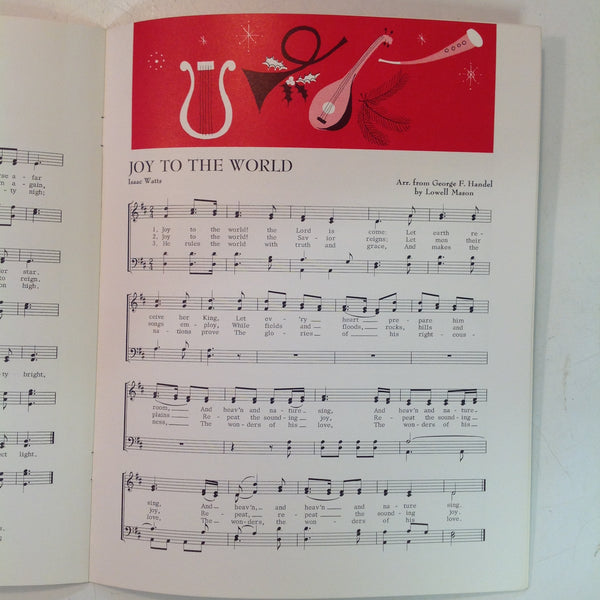 Vintage Christmas Carol Book for General Motors Men and Women