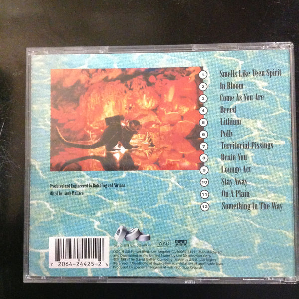 CD Nirvana Nevermind Naked Baby Cover DGCD-24425