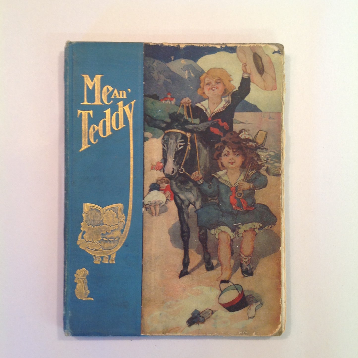 Antique 1906 Children's Hardcover Me An' Teddy LeRoy Hooker Will Garqueville First Edition