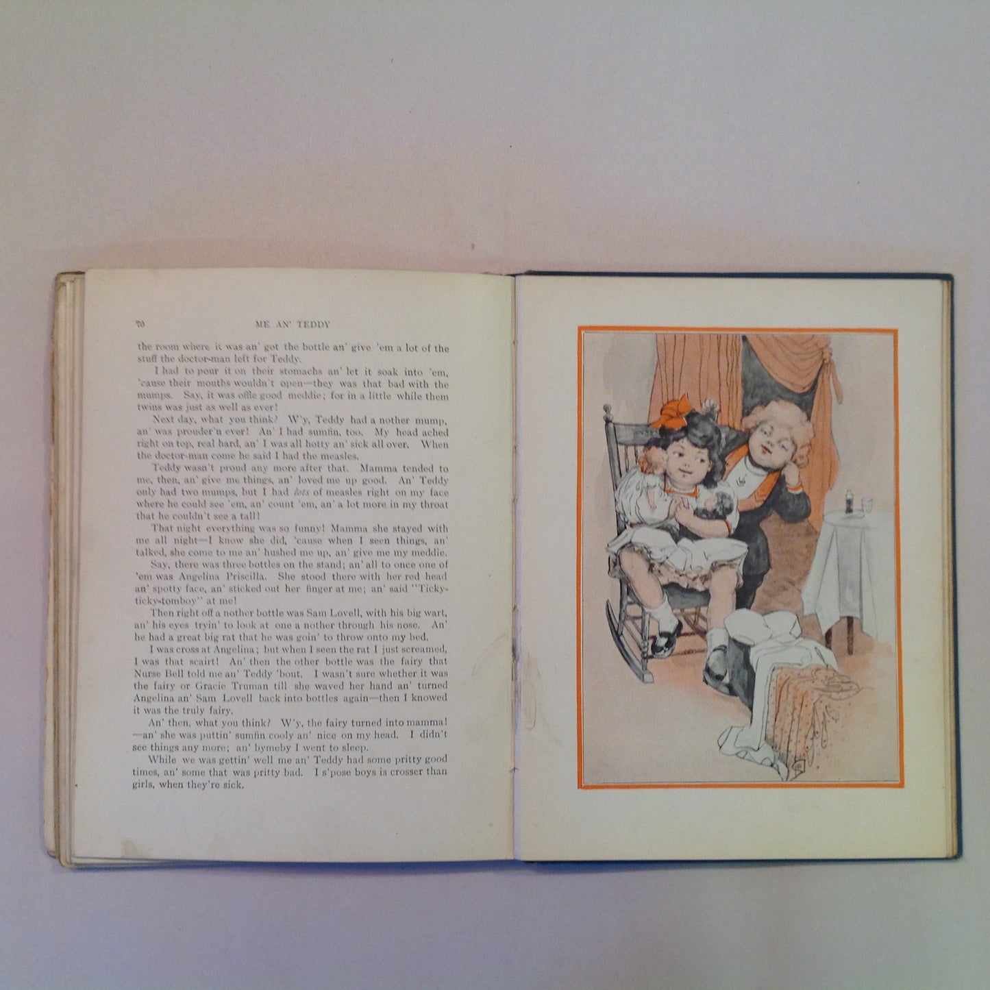 Antique 1906 Children's Hardcover Me An' Teddy LeRoy Hooker Will Garqueville First Edition