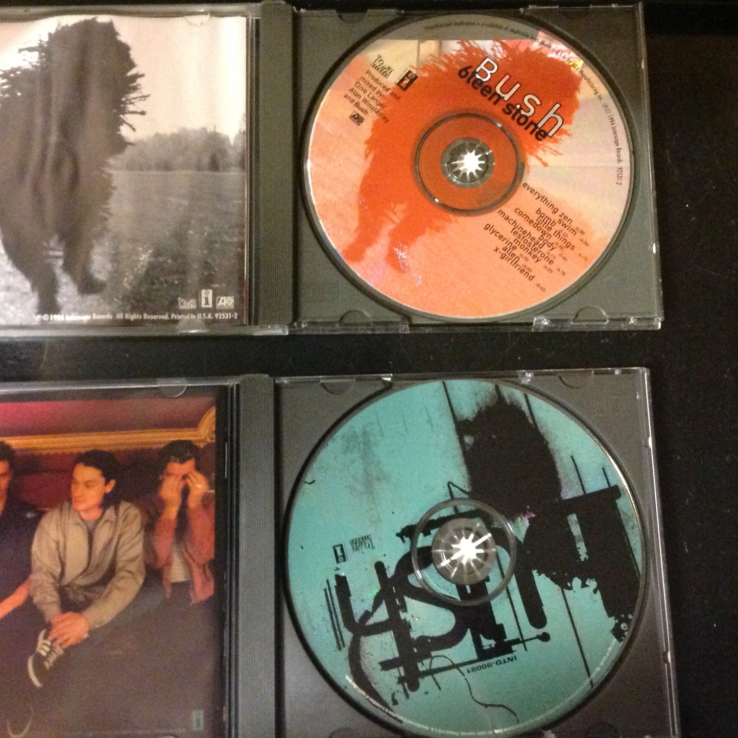 Bargain SET of 2 CD's Bush Grunge Rock Razorblade Suitcase 16 Sixteen Stone