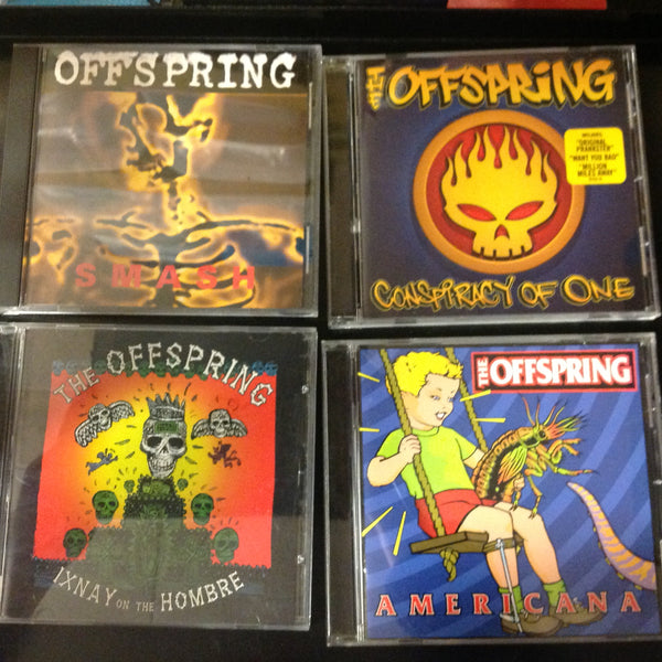 Bargain SET of 4 CD's The Offspring Americana Conspiracy of One Smash Ixnay On The Hombre