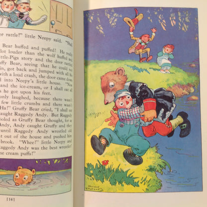 Vintage Mid Century Hardcover Book Raggedy Ann's Magical Wishes by Johnny Gruelle