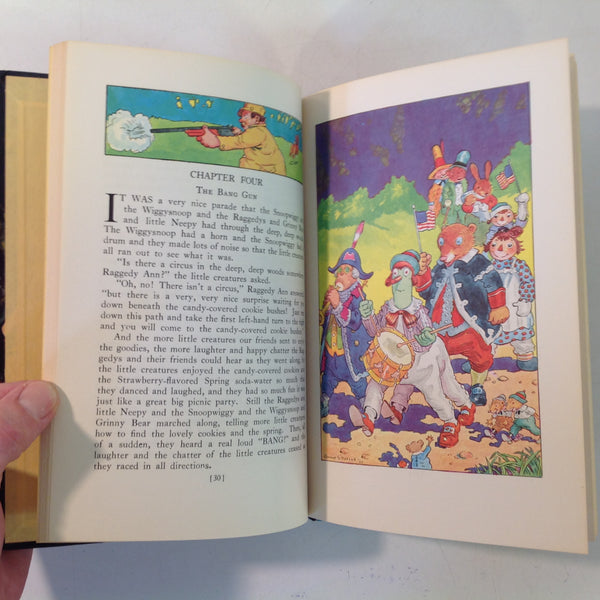 Vintage Mid Century Hardcover Book Raggedy Ann's Magical Wishes by Johnny Gruelle