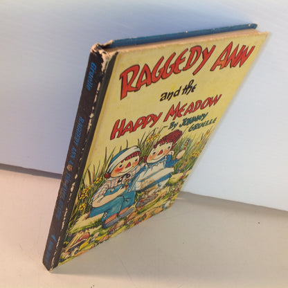 Vintage 1960 Bobbs-Merrill Hardcover Book Raggedy Ann and the Happy Meadow by Johnny Gruelle