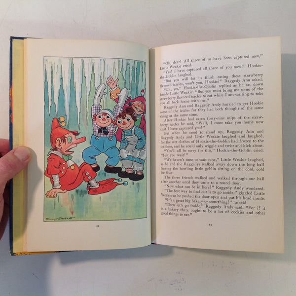 Vintage 1960 Bobbs-Merrill Hardcover Book Raggedy Ann in Cookie Land by Johnny Gruelle