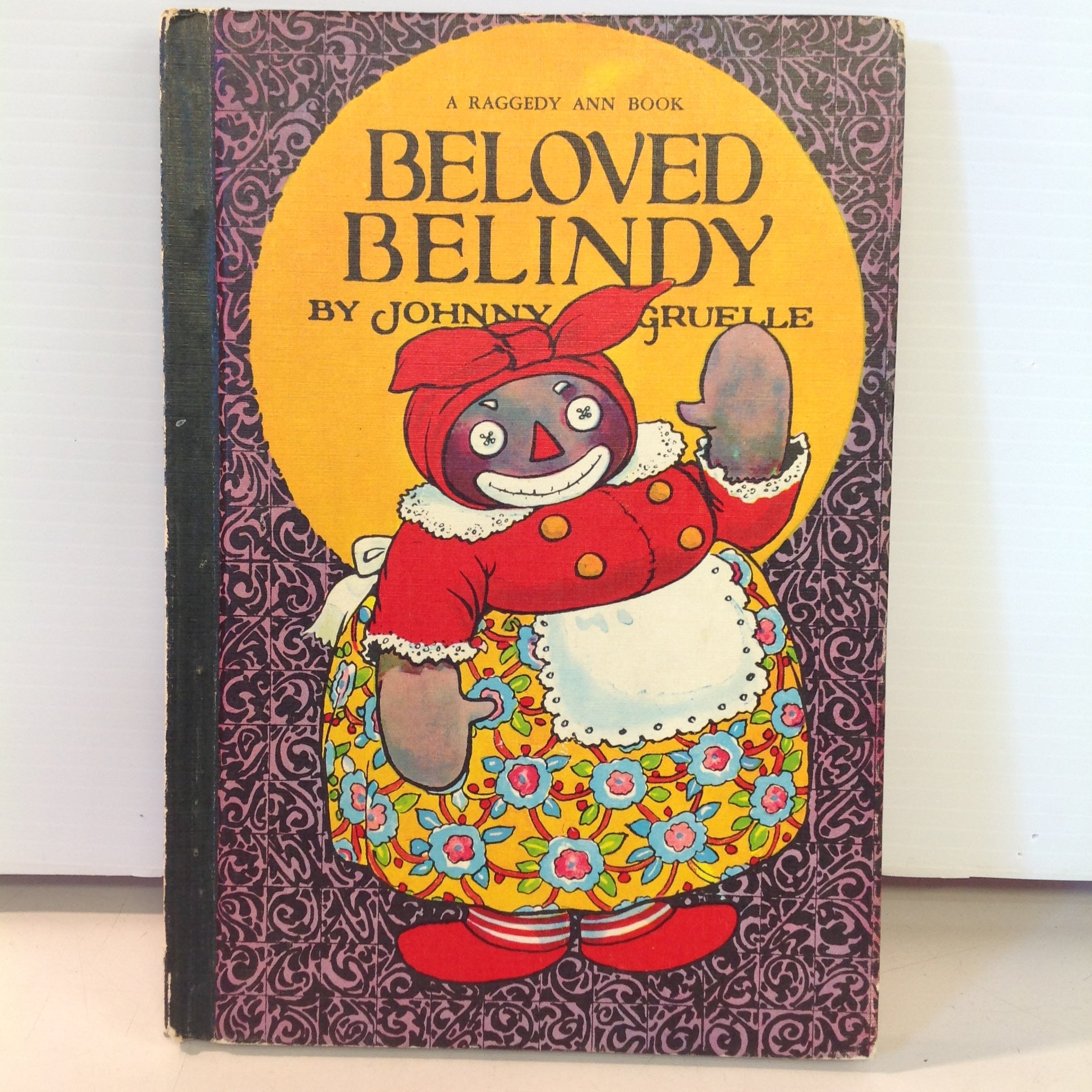 Vintage 1960 Bobbs-Merrill Hardcover Book Beloved Belindy A Raggedy Ann Book by Johnny Gruelle