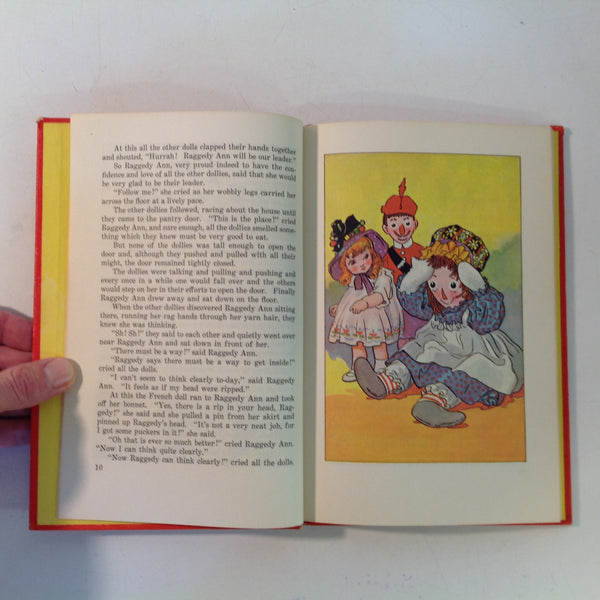 Vintage 1961 Bobbs-Merrill Hardcover Book Raggedy Ann Stories by Johnny Gruelle
