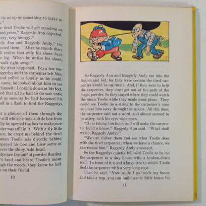 Vintage 1961 Bobbs-Merrill Hardcover Book Raggedy Ann and the Golden Ring by Johnny Gruelle