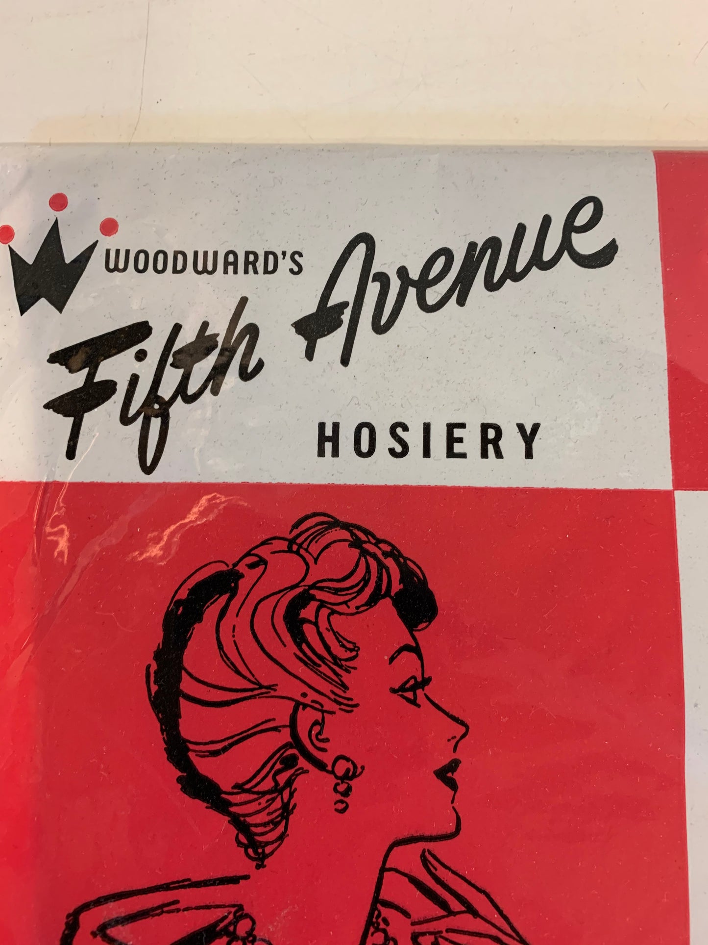 Vintage NOS Woodward's Fifth Avenue Hosiery Seamless 100% Nylon Brown Mist Size Medium Women's Hosiery
