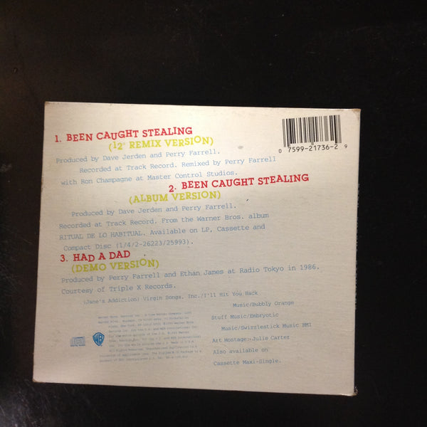 CD Jane's Addiction Maxi-Single Single Been Caught Stealing 921736-2 Warner Bros Digipak