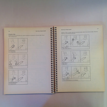 Vintage 1992 Spiral Bound Learning American Sign Language Tom Humphries Carol Padden