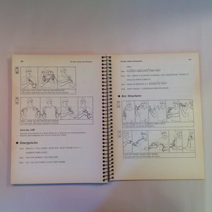 Vintage 1992 Spiral Bound Learning American Sign Language Tom Humphries Carol Padden