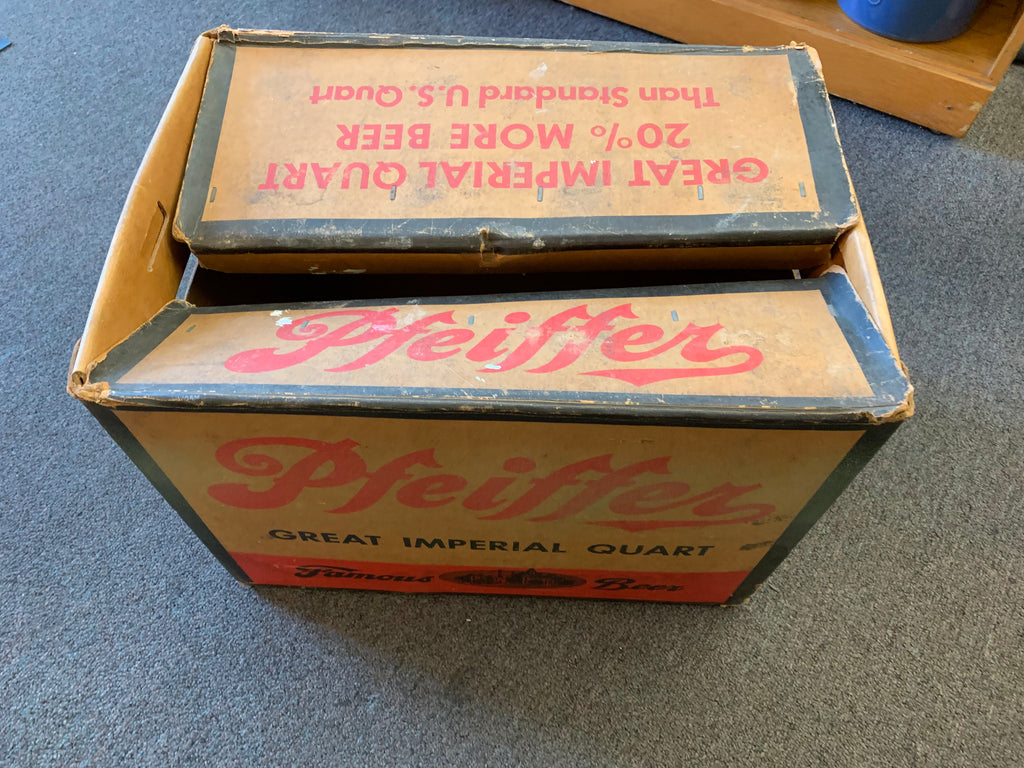 Vintage SCHAEFER BEER AT ITS BEST CRATE General Box c.1942 w/ 12