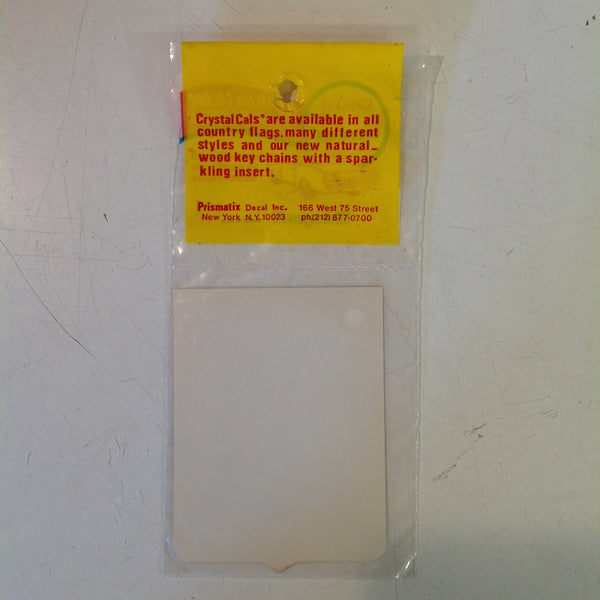 Vintage NOS Prismatix Decal Crystal Cal Blue Capricorn