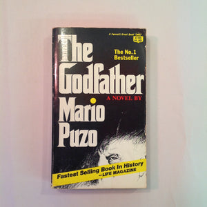 Vintage 1969 Fawcett Crest Mass Market Paperback The Godfather Mario Puzo First Printing