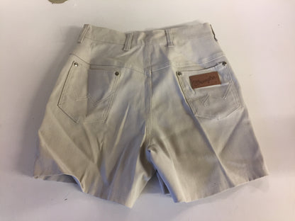 Vintage 1980's Beige Wrangler Jean Shorts Sz 12 J Slim Made in USA