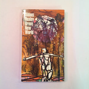 Vintage 1968 Mass Market Paperback Brave New World Aldous Huxley Bantam Modern Classic
