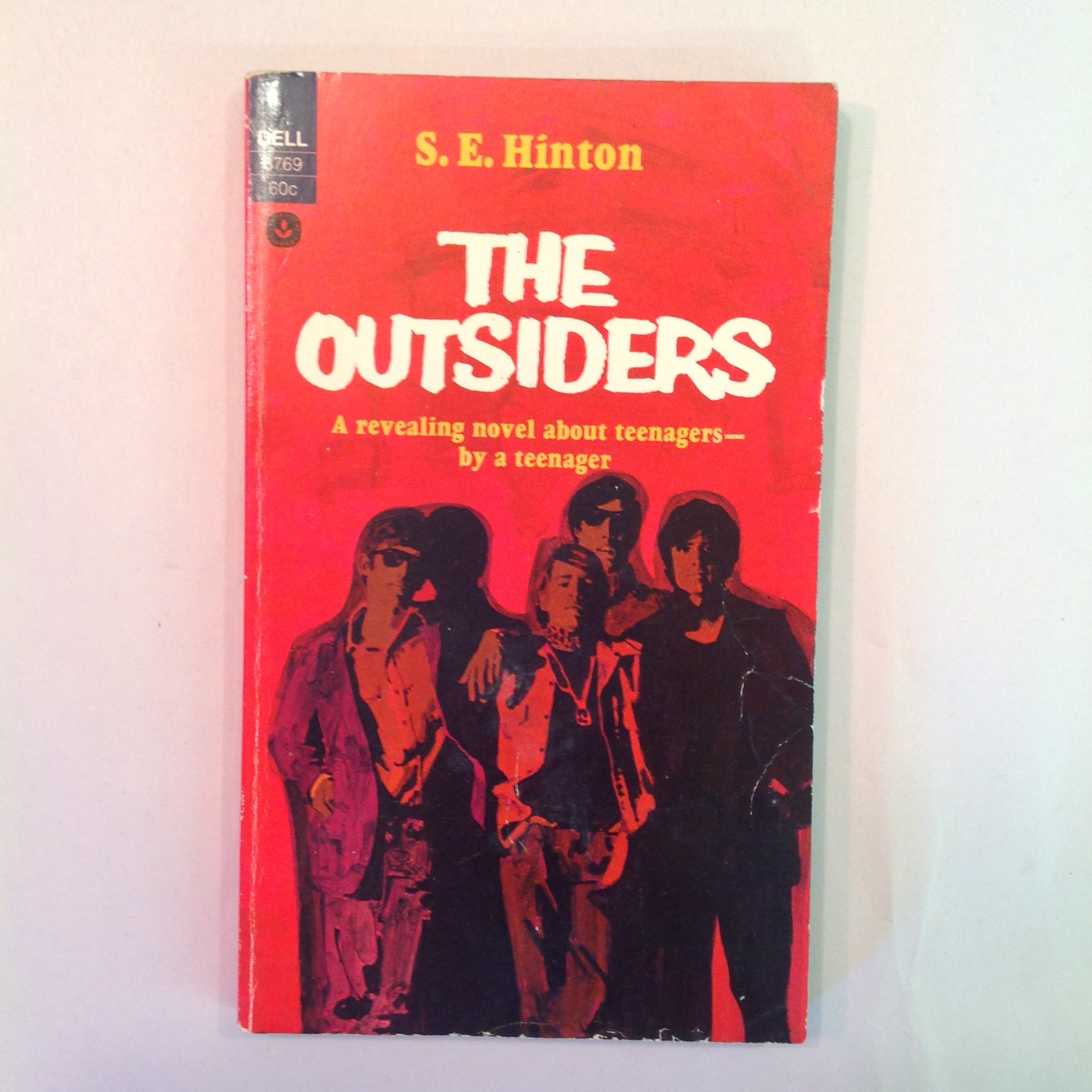 Vintage 1969 Mass Market Paperback The Outsiders S E Hinton Dell Laurel Leaf First Printing