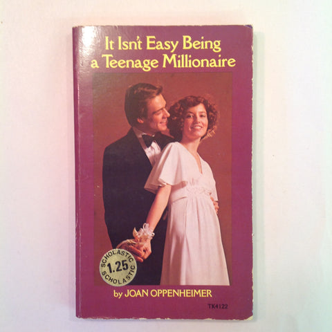 Vintage 1978 Scholastic Mass Market Paperback It Isn't Easy Being a Teenage Millionaire Joan Oppenheimer