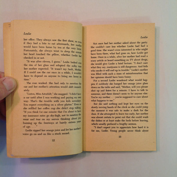 Vintage 1972 Mass Market Paperback Leslie Zoa Sherburne Xerox Education Publications